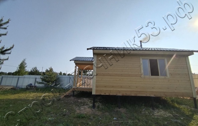 3 Брусовая баня  Б-30, 6х8м, 42 М², Калужская область, г. Жуков (10)